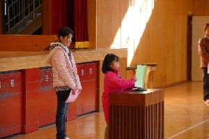 3学期の抱負発表