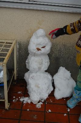 かわいい雪だるま