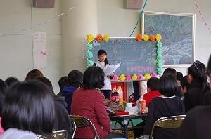 ６年生と職員のお別れ会