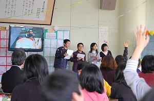 ６年生と職員のお別れ会